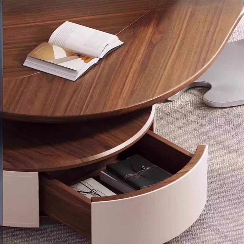 Luxury Leaf-Shaped Coffee Table - Image 5
