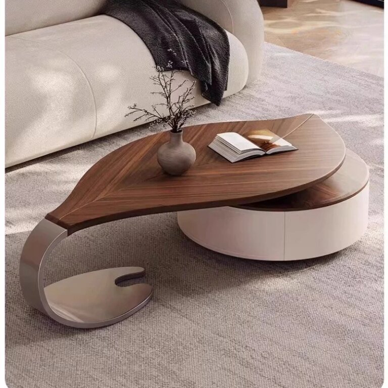 Luxury Leaf-Shaped Coffee Table Luxury Leaf-Shaped Coffee Table