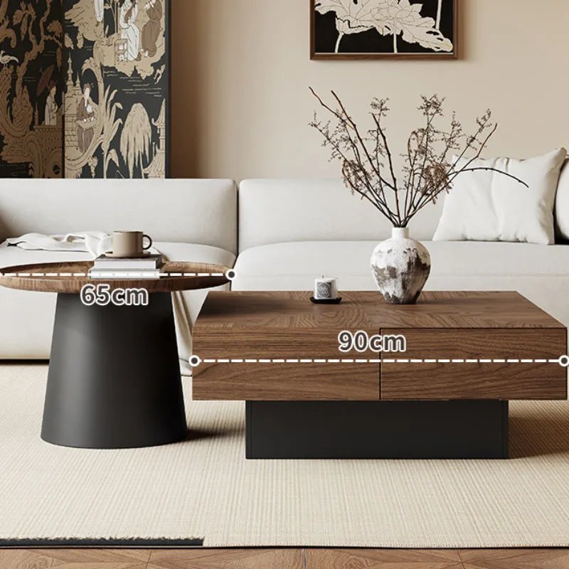 Vintage Minimalist Coffee Table Storage - Image 3