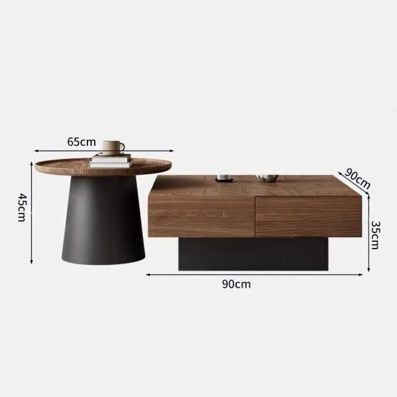 Vintage Minimalist Coffee Table Storage - Image 5