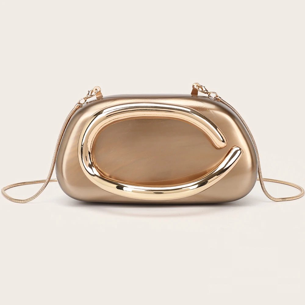 Fashion Women's Handbag Bride Metal Gold Women Luxury Evening Banquet Clutch Bag Shoulder Wedding Purse Party Crossbody Bag Fashion Women's Handbag Bride Metal Gold Women Luxury Evening Banquet Clutch Bag Shoulder Wedding Purse Party Crossbody Bag