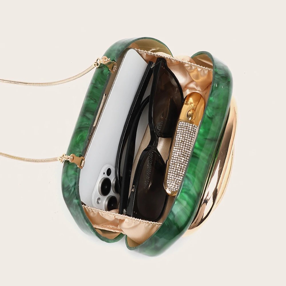 Bride Metal Gold Handbag - Image 5