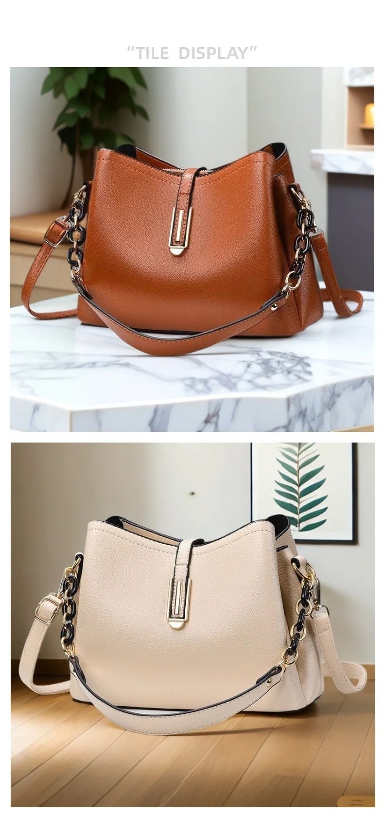 Trendy Minimalist Design Women’s Handbag – Stylish & Versatile Shoulder & Crossbody Bag