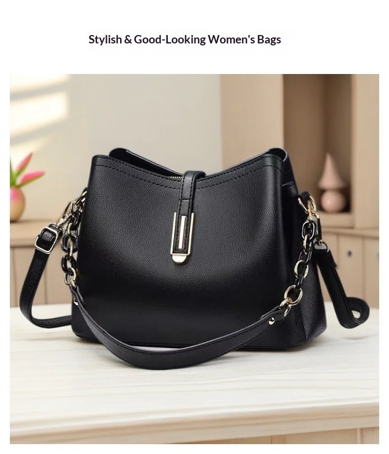Trendy Minimalist Design Women’s Handbag – Stylish & Versatile Shoulder & Crossbody Bag