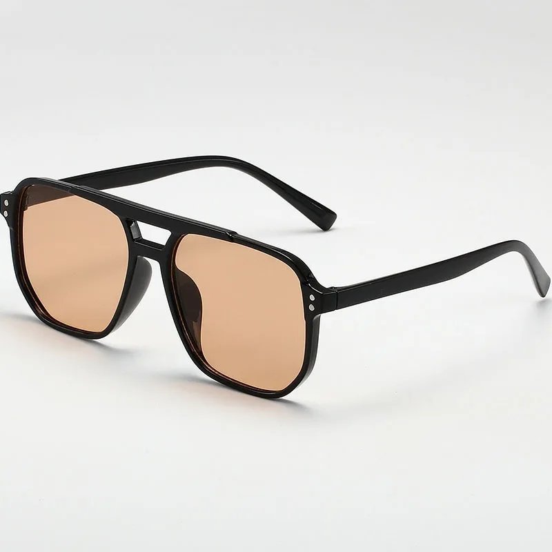 Vintage Men Women Big Sunglasses Men Square Shades Brand Designer Unisex Sun Glasses Black Lense Male Female Sunglasses UV400 Vintage Men Women Big Sunglasses Men Square Shades Brand Designer Unisex Sun Glasses Black Lense Male Female Sunglasses UV400