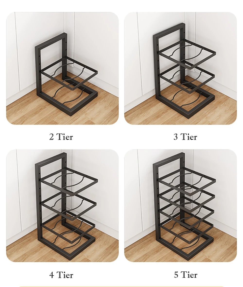 Adjustable Pot Rack Organizer, Kitchen Stainless Steel Pot Storage Rack ,Multi-Layer Household Pot and Pan Organzier for Kitchen Adjustable Pot Rack Organizer, Kitchen Stainless Steel Pot Storage Rack ,Multi-Layer Household Pot and Pan Organzier for Kitchen