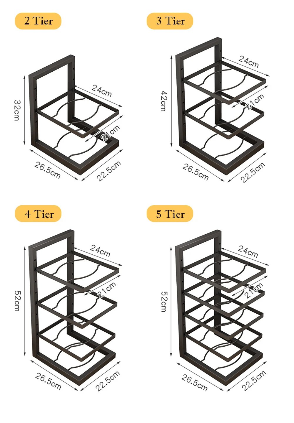 Adjustable Pot Rack Organizer, Kitchen Stainless Steel Pot Storage Rack ,Multi-Layer Household Pot and Pan Organzier for Kitchen Adjustable Pot Rack Organizer, Kitchen Stainless Steel Pot Storage Rack ,Multi-Layer Household Pot and Pan Organzier for Kitchen