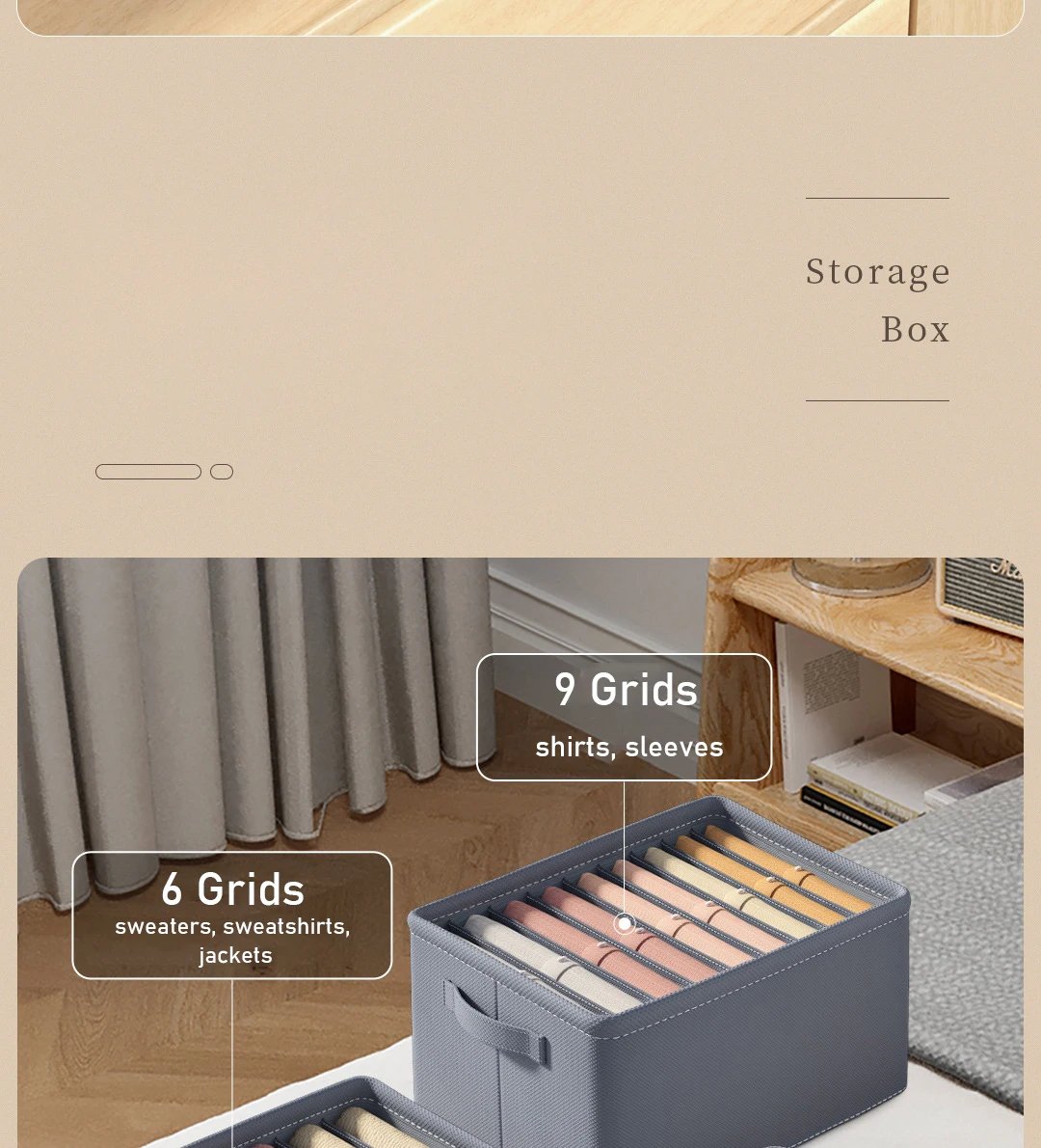 Thickened Pants Storage Box Foldable 9/7/6 Grids Organizer for Jeans Sweatshirt Shirt Wardrobe Organizers of Cabinets and Drawer Thickened Pants Storage Box Foldable 9/7/6 Grids Organizer for Jeans Sweatshirt Shirt Wardrobe Organizers of Cabinets and Drawer