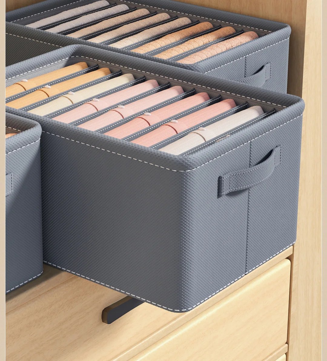 Thickened Pants Storage Box Foldable 9/7/6 Grids Organizer for Jeans Sweatshirt Shirt Wardrobe Organizers of Cabinets and Drawer Thickened Pants Storage Box Foldable 9/7/6 Grids Organizer for Jeans Sweatshirt Shirt Wardrobe Organizers of Cabinets and Drawer