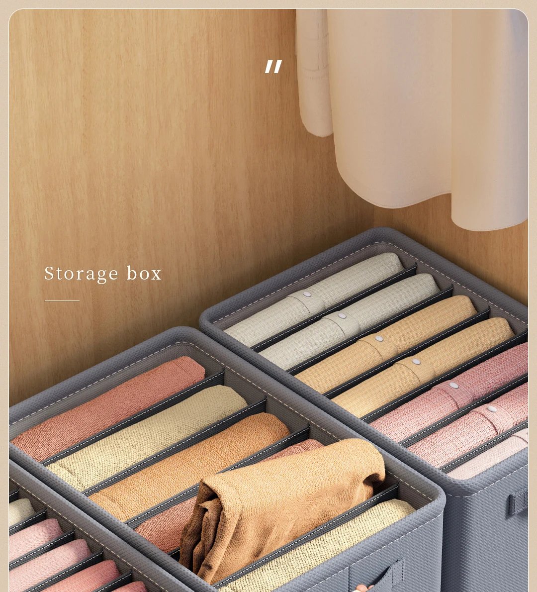 Thickened Pants Storage Box Foldable 9/7/6 Grids Organizer for Jeans Sweatshirt Shirt Wardrobe Organizers of Cabinets and Drawer Thickened Pants Storage Box Foldable 9/7/6 Grids Organizer for Jeans Sweatshirt Shirt Wardrobe Organizers of Cabinets and Drawer