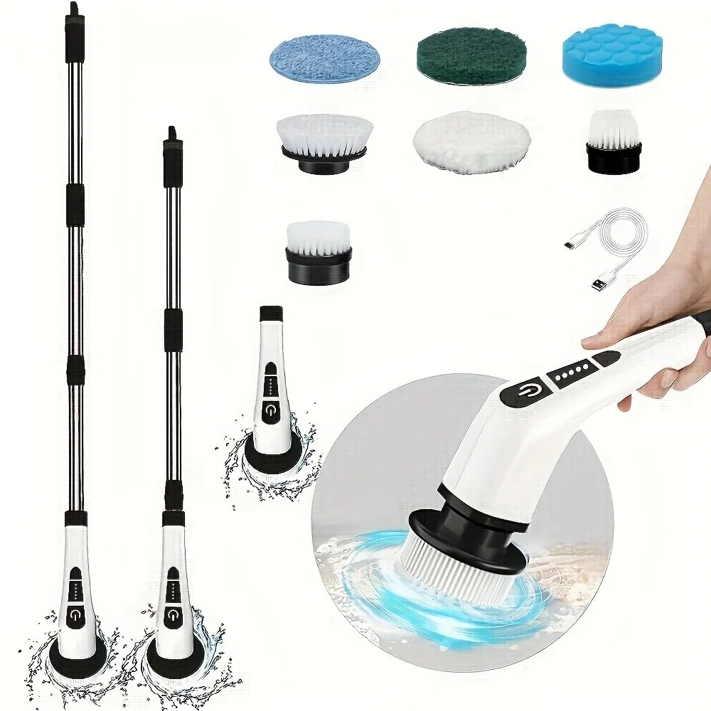Cordless Electric Spin Scrubber