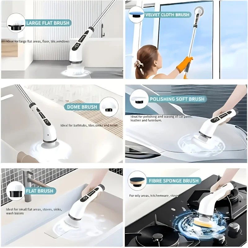 Cordless Electric Spin Scrubber - Image 4