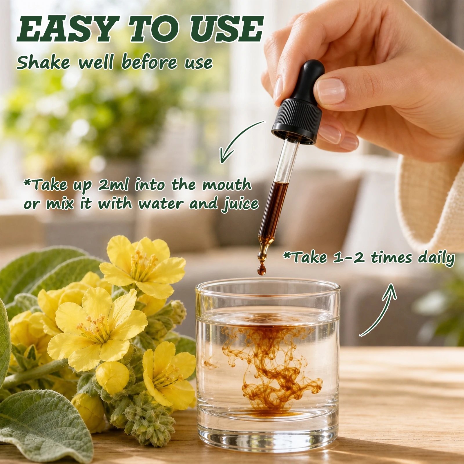 60ML Mullein Leaf Liquid Drops - Image 8