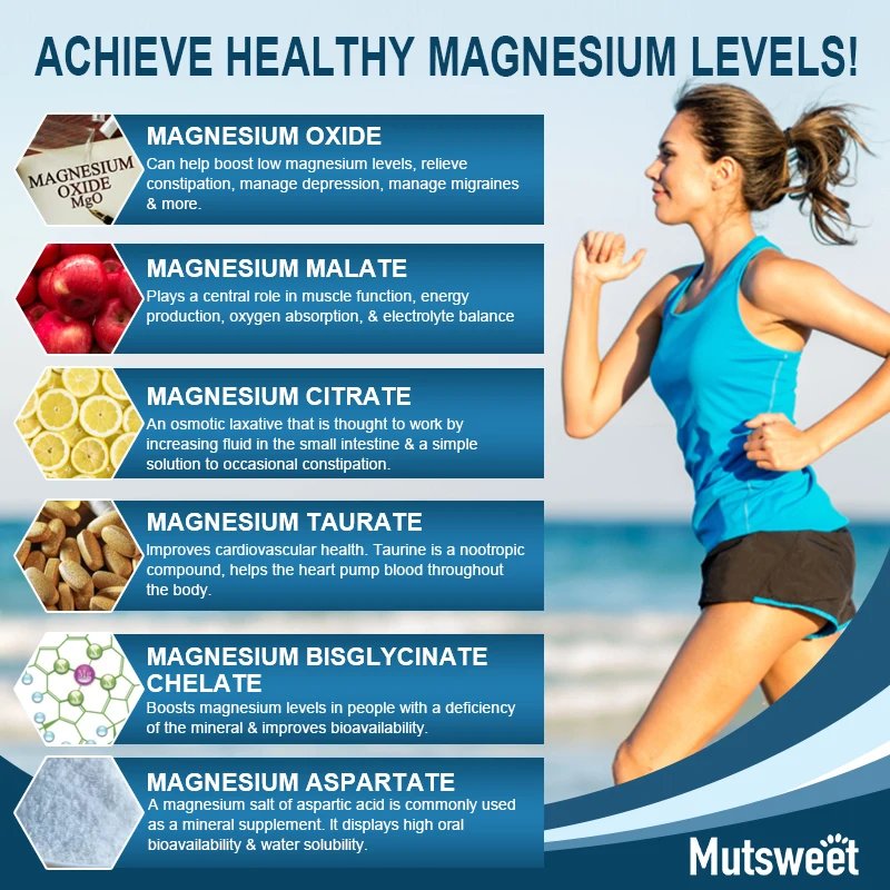 Complex Magnesium Capsule Supplements, Nervous System, Muscle And Bone Support Sleep, Energy, Leg Cramps, Headaches Complex Magnesium Capsule Supplements, Nervous System, Muscle And Bone Support Sleep, Energy, Leg Cramps, Headaches