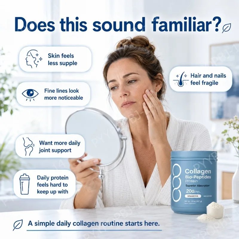 Collagen Bio Peptides Protein Powder 20g Collagen 18g Protein Per Serving Supports Skin Hair Nails Joint Wellness Unflavored