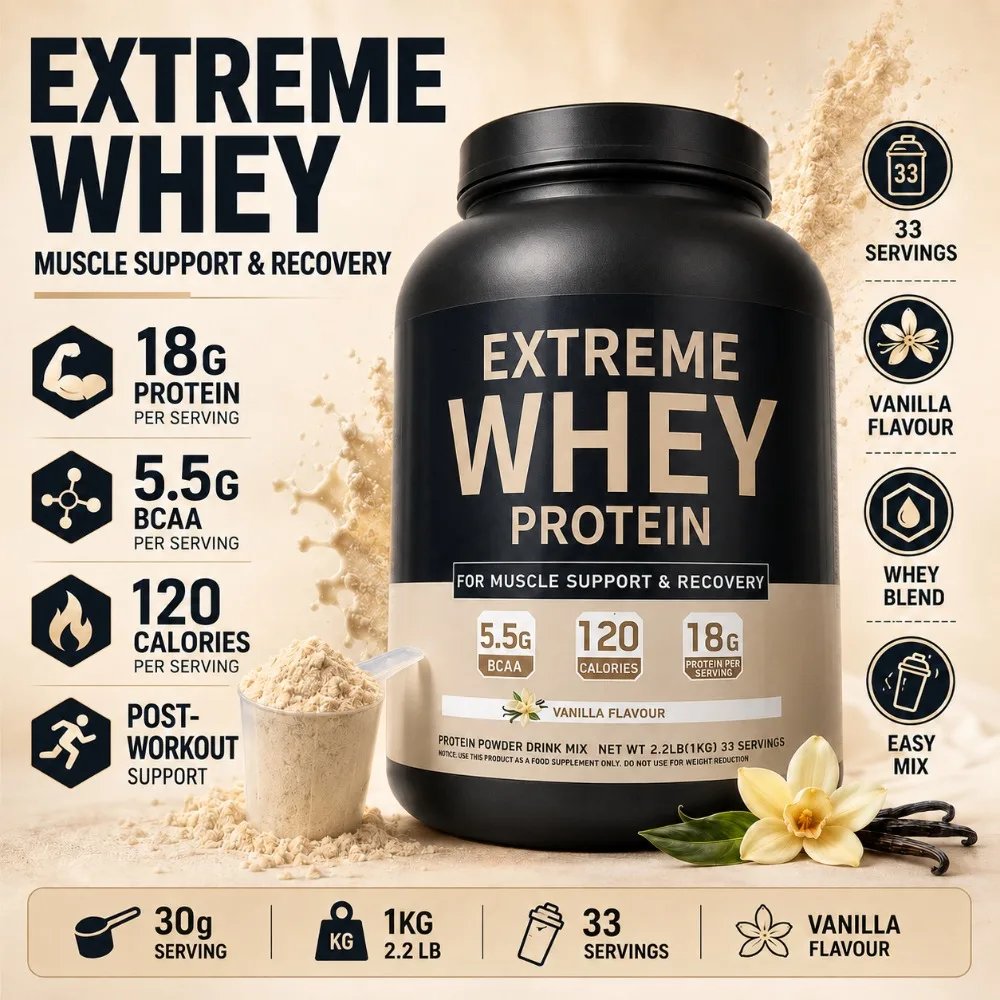 Vanilla Whey Protein Powder