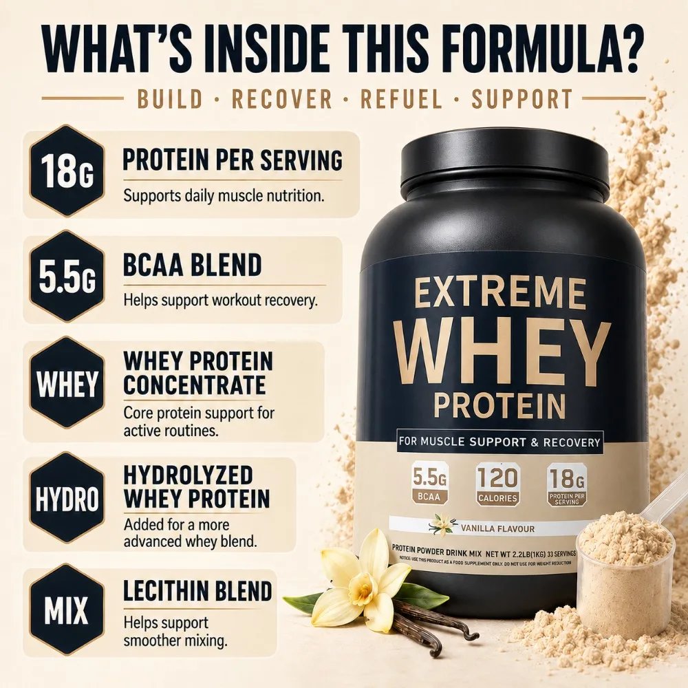 Vanilla Whey Protein Powder - Image 4