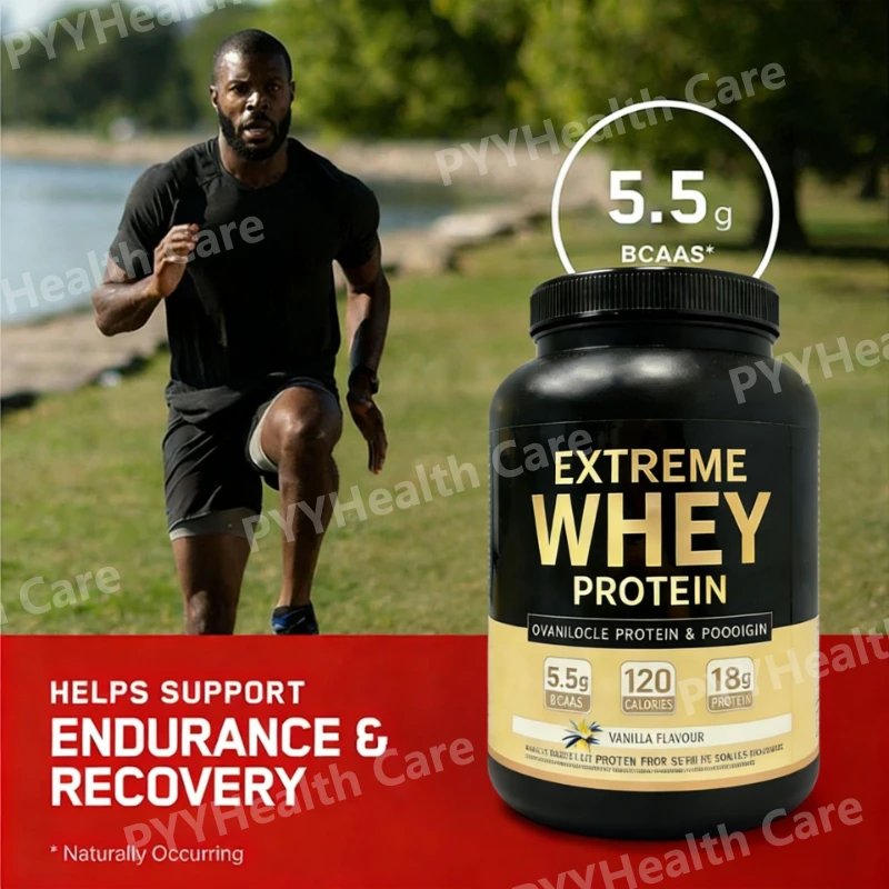 Vanilla Whey Protein Powder Drink Mix, 18g Protein Per Serving, 5.5g BCAAs, 120 Calories, 30 Servings, For Active Men & Women Vanilla Whey Protein Powder Drink Mix, 18g Protein Per Serving, 5.5g BCAAs, 120 Calories, 30 Servings, For Active Men & Women