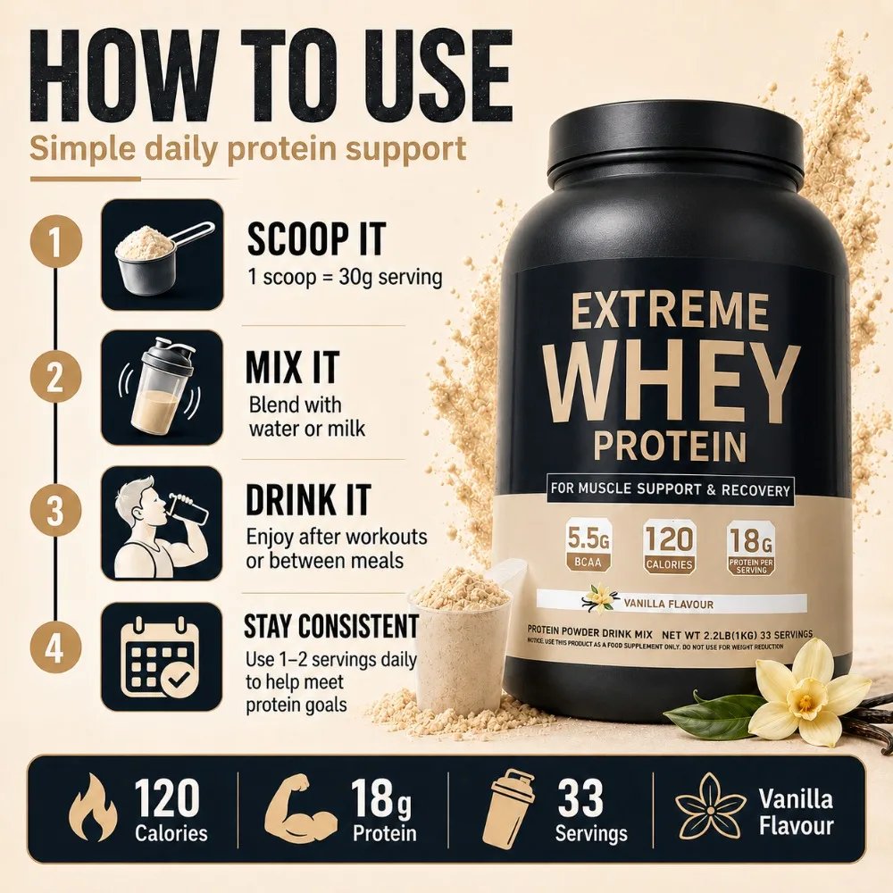 Vanilla Whey Protein Powder - Image 6