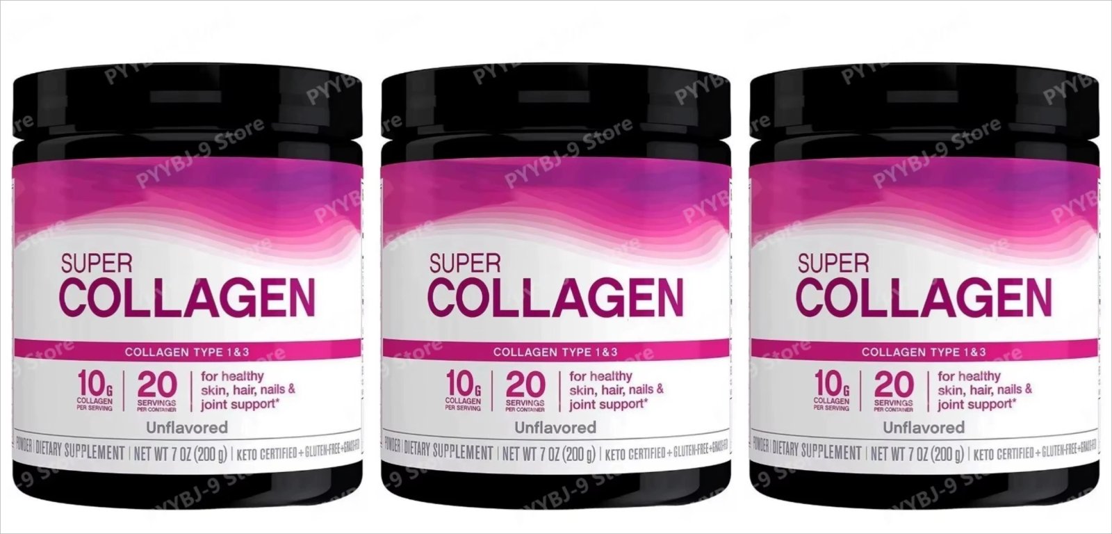3bottles 600g