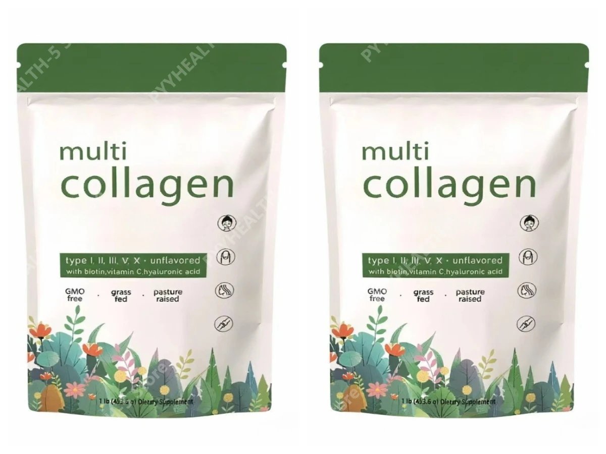 Hydrolyzed Collagen Protein Powder for Skin Elasticity and Joint Mobility Support, Unflavored Supplement, 453g