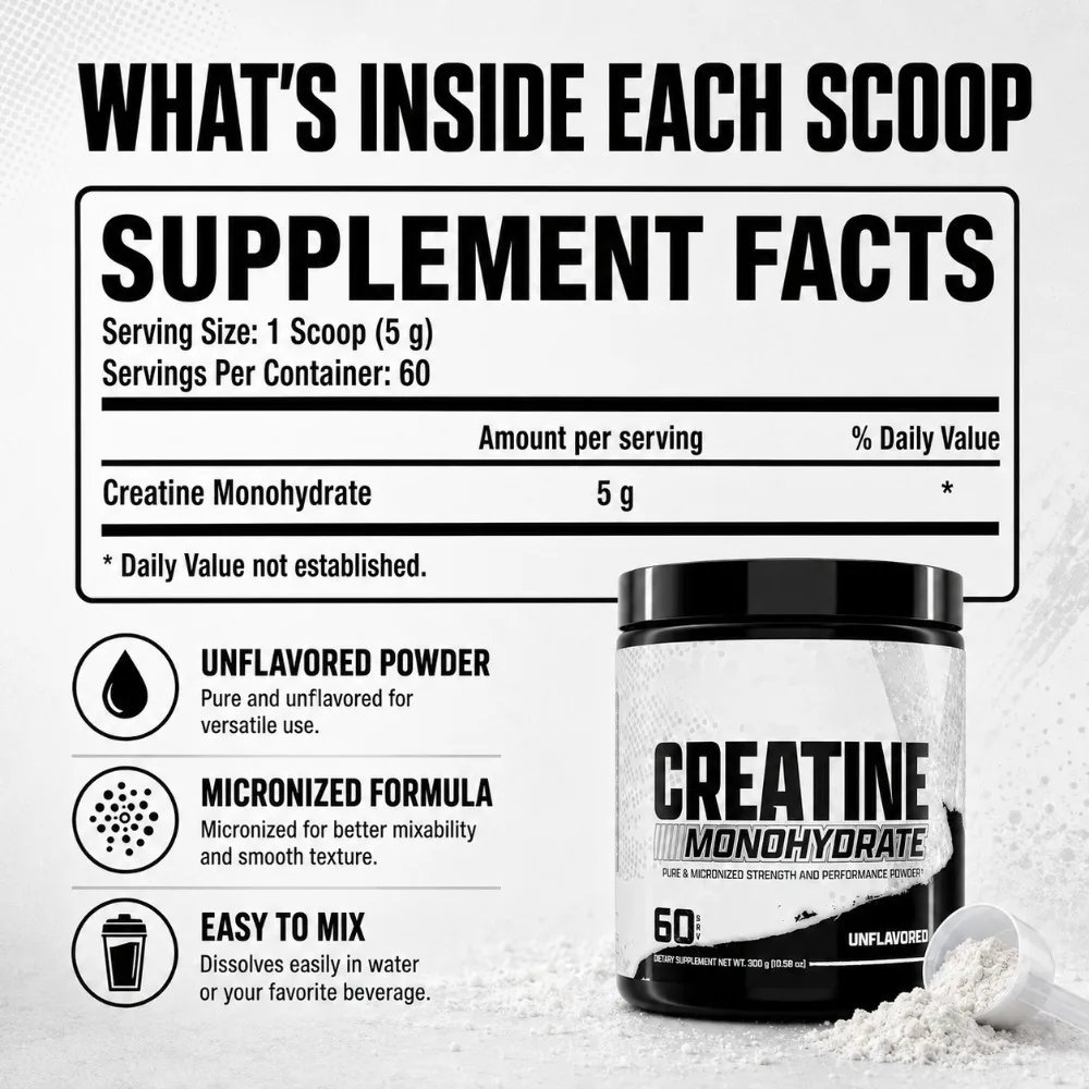 5g Creatine Monohydrate Powder - Image 2