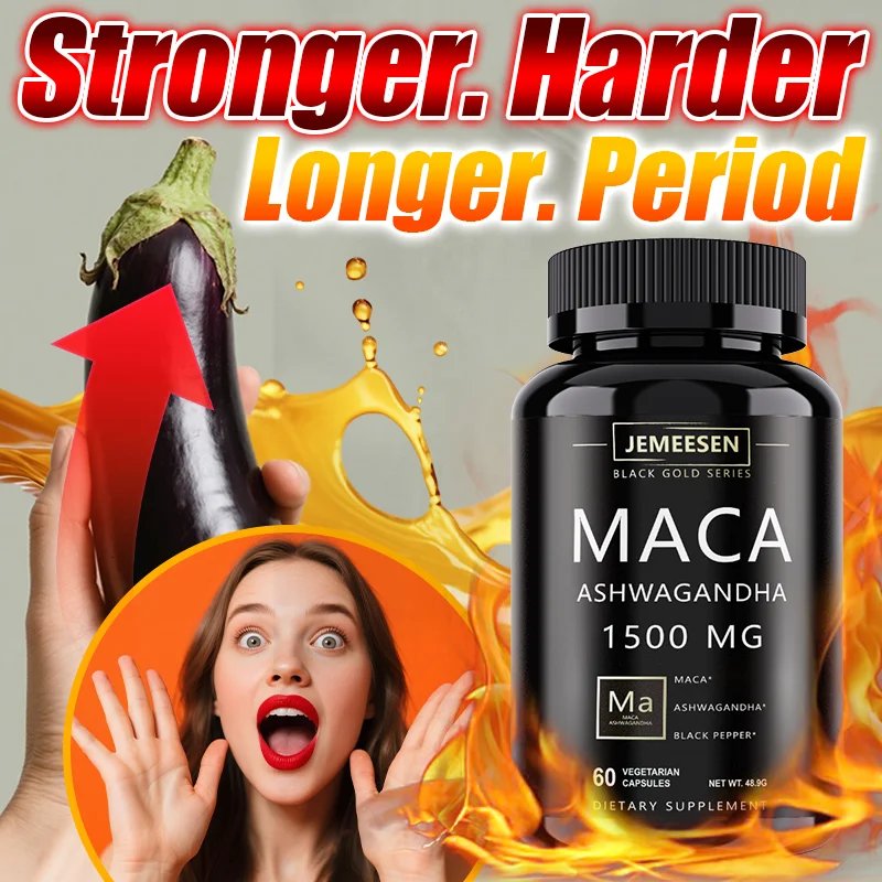 1500mg Organic Maca Root Capsules