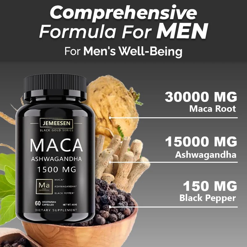 1500mg Organic Maca Root Capsules - Image 3