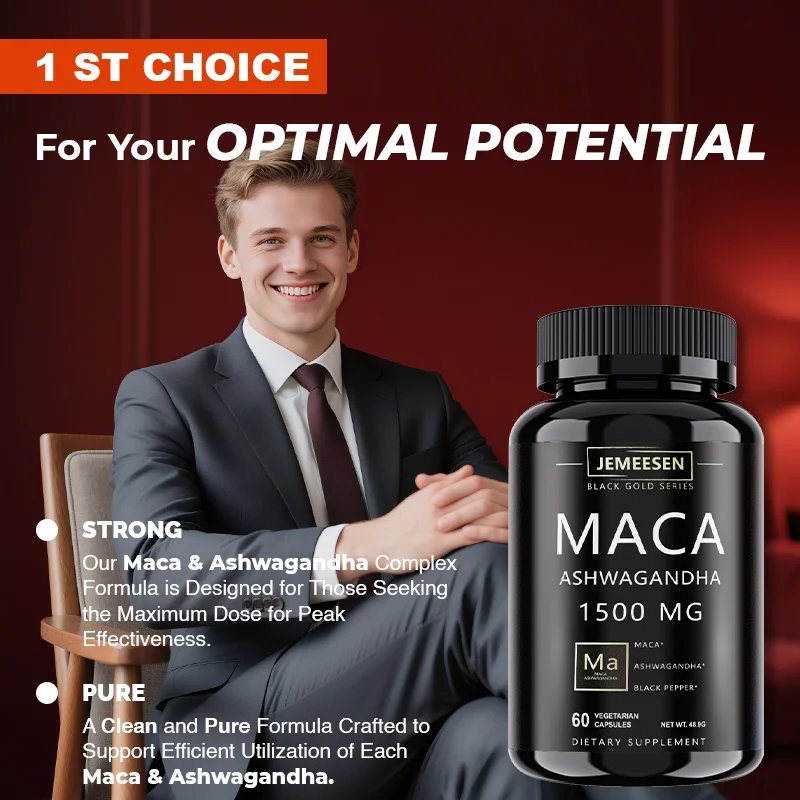Organic Maca Root Powder Capsules 1500mg containing Maca Root Extract,Ashwagandha,Black Pepper, Supplements for Men Organic Maca Root Powder Capsules 1500mg containing Maca Root Extract,Ashwagandha,Black Pepper, Supplements for Men