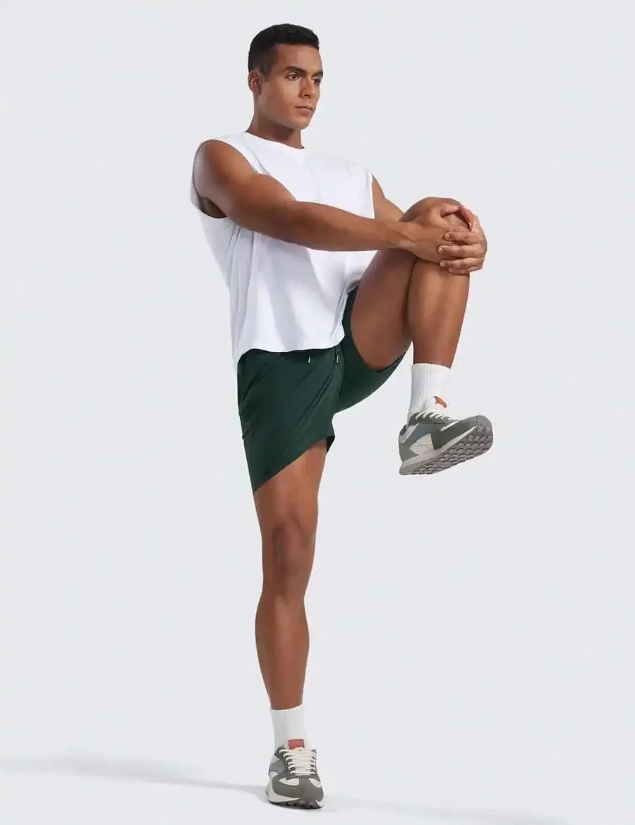 Mens Lightweight Quick-Dry Sports Shorts With Pockets For Running Gym - Image 5