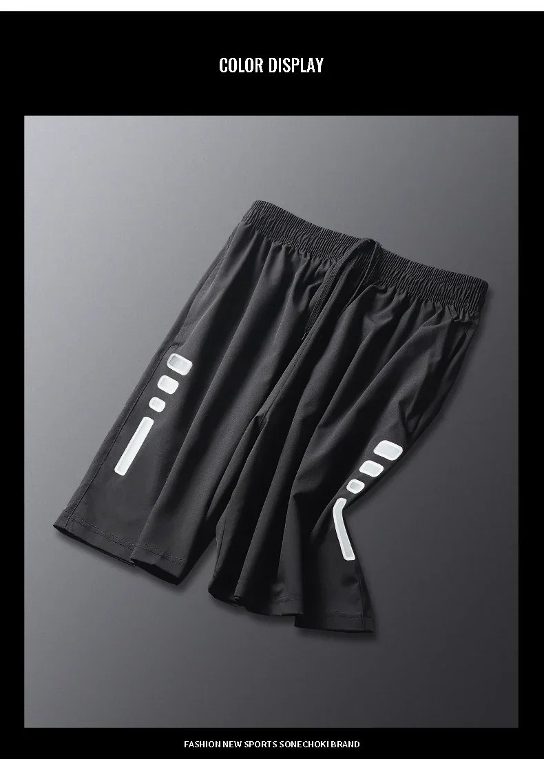 Summer Men Striped Printed Loose Sports Shorts Breathable Bottom for Basketball Gym Fitness Training Workout Summer Men Striped Printed Loose Sports Shorts Breathable Bottom for Basketball Gym Fitness Training Workout