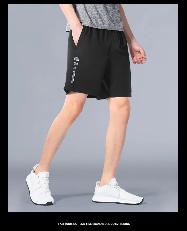 Summer Men Striped Printed Loose Sports Shorts Breathable Bottom for Basketball Gym Fitness Training Workout Summer Men Striped Printed Loose Sports Shorts Breathable Bottom for Basketball Gym Fitness Training Workout