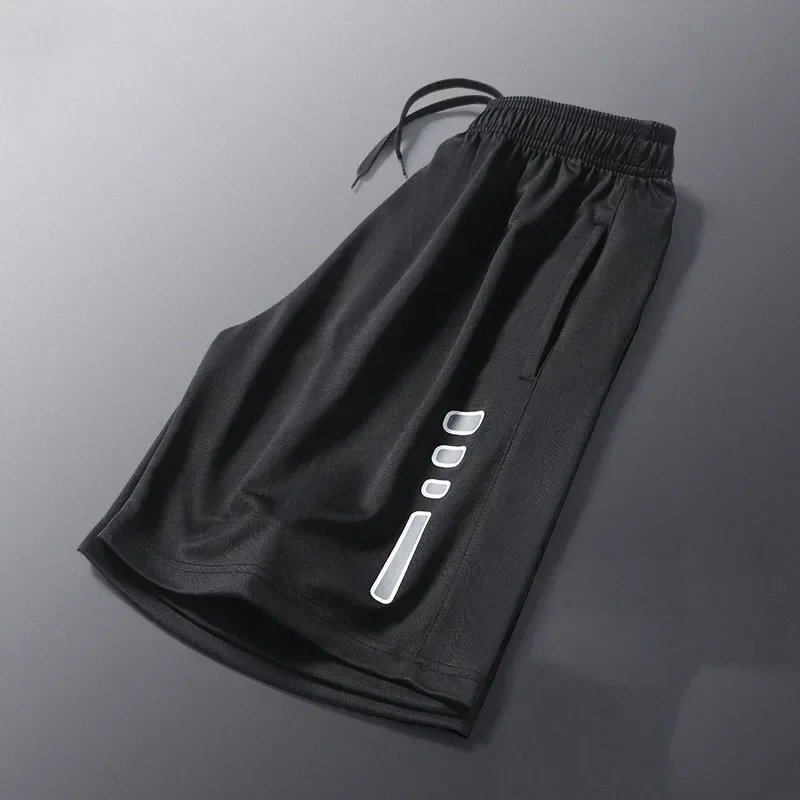Summer Men Striped Printed Loose Sports Shorts Breathable Bottom for Basketball Gym Fitness Training Workout Summer Men Striped Printed Loose Sports Shorts Breathable Bottom for Basketball Gym Fitness Training Workout