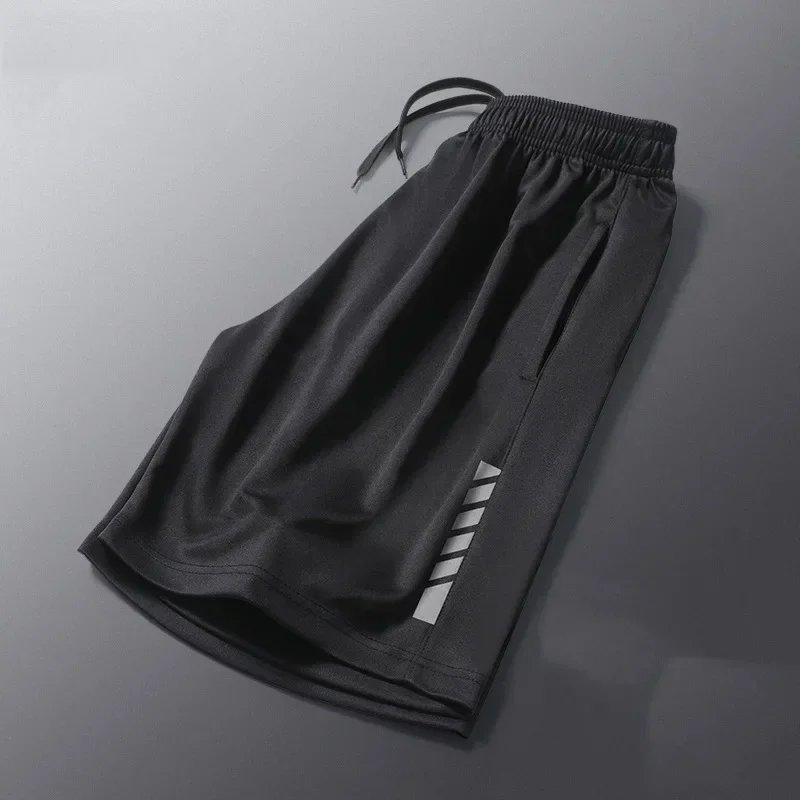 Summer Men Striped Printed Loose Sports Shorts Breathable Bottom for Basketball Gym Fitness Training Workout Summer Men Striped Printed Loose Sports Shorts Breathable Bottom for Basketball Gym Fitness Training Workout