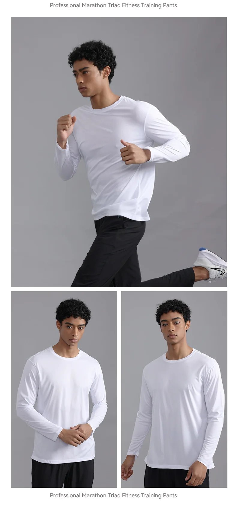 Summer Ice Silk Long Sleeve T-Shirt Men New Quick Dry Breathable Light Weight Outdoor Sun Protection Running Hiking Outer Wear Summer Ice Silk Long Sleeve T-Shirt Men New Quick Dry Breathable Light Weight Outdoor Sun Protection Running Hiking Outer Wear