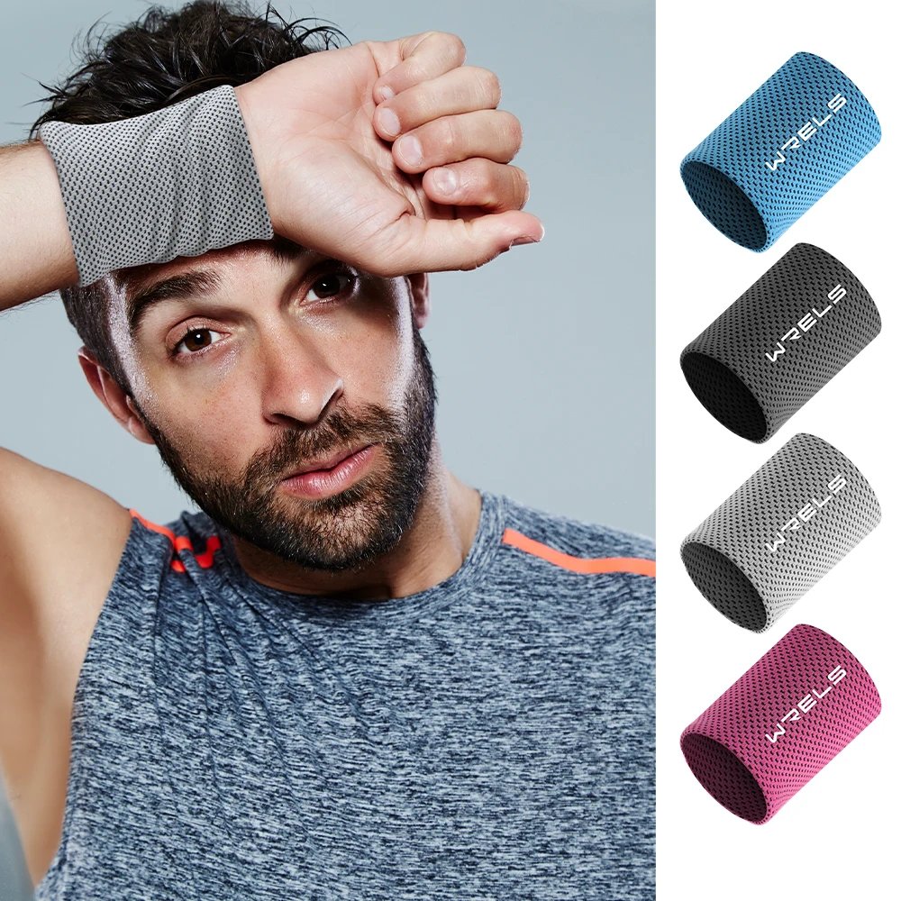 WRELS Cold WristBand Sport Bracers Sweat Towel Cuff Tennis Sweat Bands Guard For Basketball Fitness Sweat absorption WristBand WRELS Cold WristBand Sport Bracers Sweat Towel Cuff Tennis Sweat Bands Guard For Basketball Fitness Sweat absorption WristBand