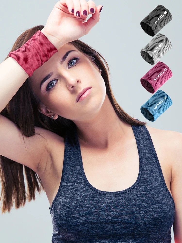 WRELS Cold WristBand Sport Bracers Sweat Towel Cuff Tennis Sweat Bands Guard For Basketball Fitness Sweat absorption WristBand WRELS Cold WristBand Sport Bracers Sweat Towel Cuff Tennis Sweat Bands Guard For Basketball Fitness Sweat absorption WristBand