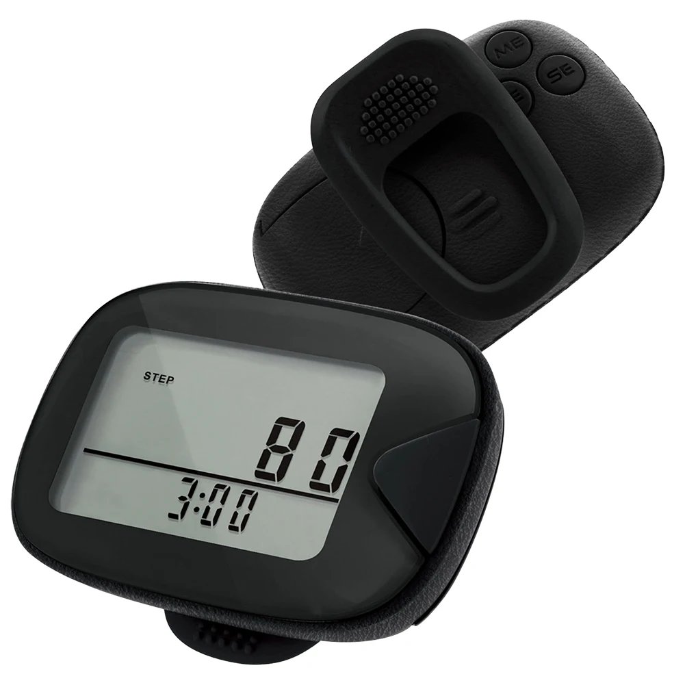 Walking Pedometer Portable Pedometer LCD Display Accurate Step Tracker Multi-Function Electronic Pedometer for Walking Running