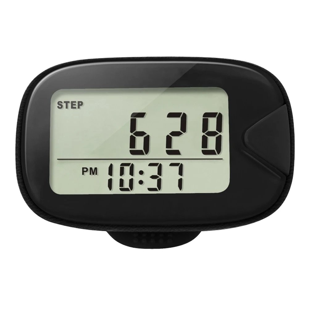 Walking Pedometer Accurate Step Tracker LCD Display Electronic Pedometer Multi-Function Walking Step Counter for Outdoor Sports