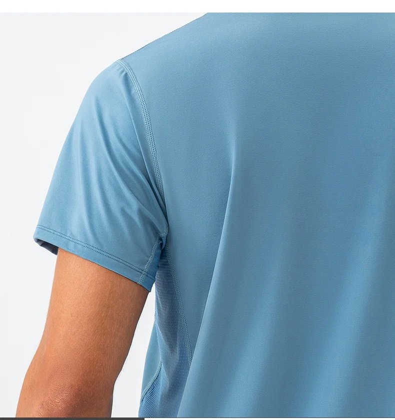 Quick Dry Sports T-Shirt Short Sleeve Men's Gym Fitness Training Tops Tee Man Running Workouts Sweatshirt Fitness Clothes Quick Dry Sports T-Shirt Short Sleeve Men's Gym Fitness Training Tops Tee Man Running Workouts Sweatshirt Fitness Clothes