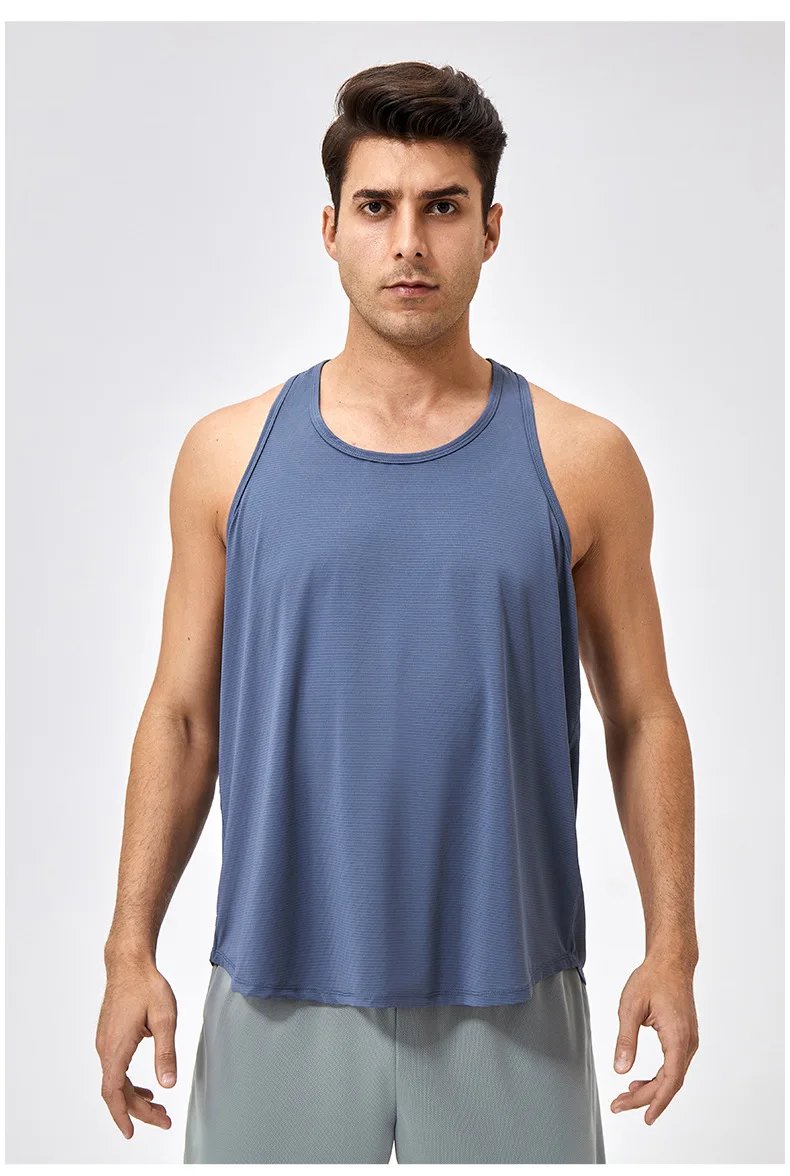 Men's Sleeveless Shirt Fitness Training Clothes Quick-drying Loose Gym Bodybuilding Tank Top Summer Men Solid Color Workout Vest Men's Sleeveless Shirt Fitness Training Clothes Quick-drying Loose Gym Bodybuilding Tank Top Summer Men Solid Color Workout Vest