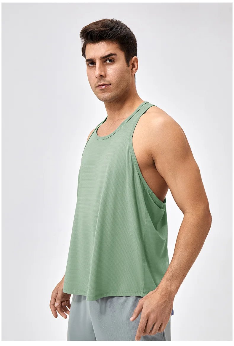 Men's Sleeveless Shirt Fitness Training Clothes Quick-drying Loose Gym Bodybuilding Tank Top Summer Men Solid Color Workout Vest Men's Sleeveless Shirt Fitness Training Clothes Quick-drying Loose Gym Bodybuilding Tank Top Summer Men Solid Color Workout Vest