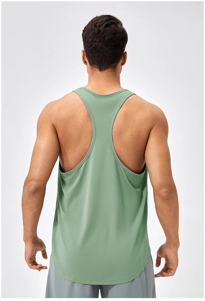 Men's Sleeveless Shirt Fitness Training Clothes Quick-drying Loose Gym Bodybuilding Tank Top Summer Men Solid Color Workout Vest Men's Sleeveless Shirt Fitness Training Clothes Quick-drying Loose Gym Bodybuilding Tank Top Summer Men Solid Color Workout Vest
