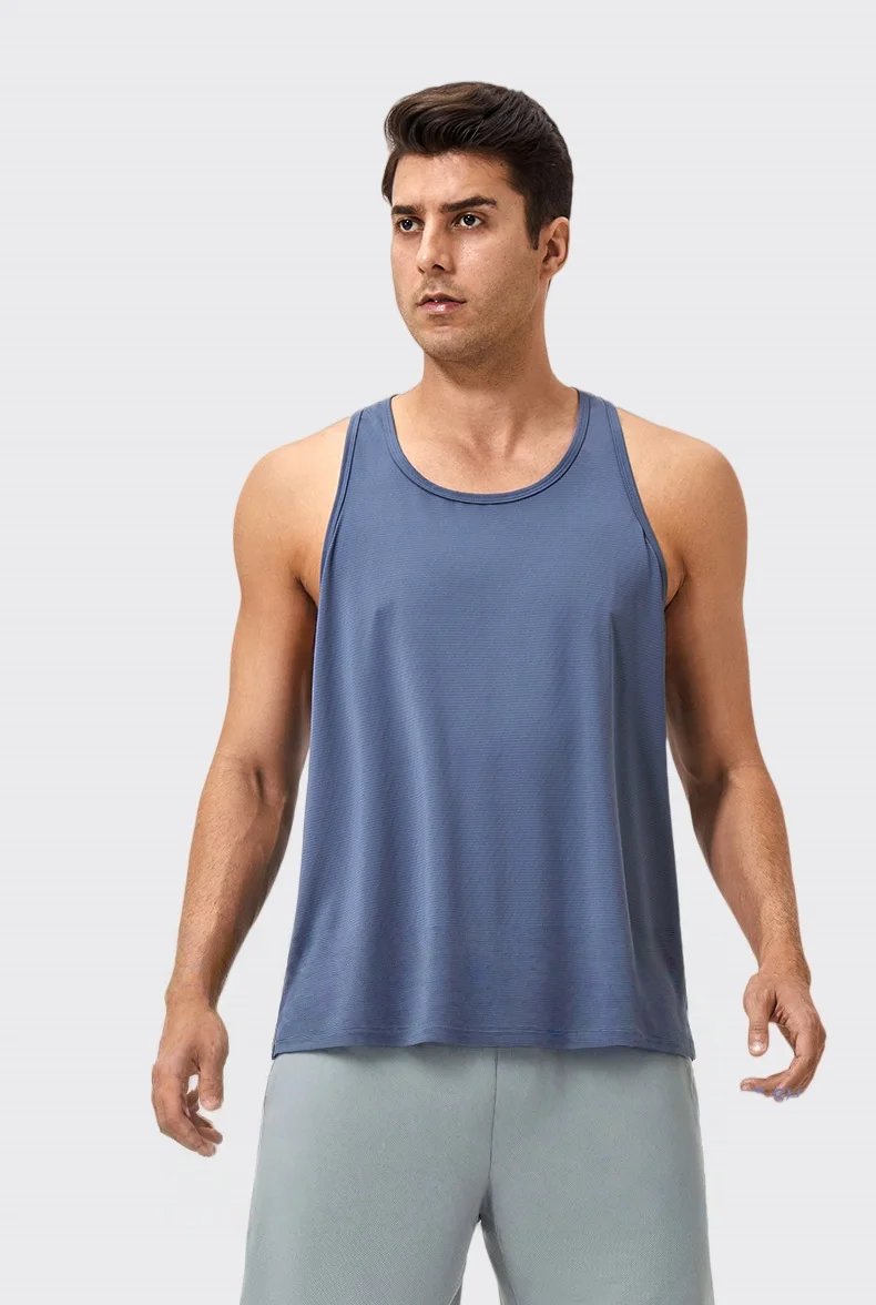 Men's Sleeveless Shirt Fitness Training Clothes Quick-drying Loose Gym Bodybuilding Tank Top Summer Men Solid Color Workout Vest Men's Sleeveless Shirt Fitness Training Clothes Quick-drying Loose Gym Bodybuilding Tank Top Summer Men Solid Color Workout Vest