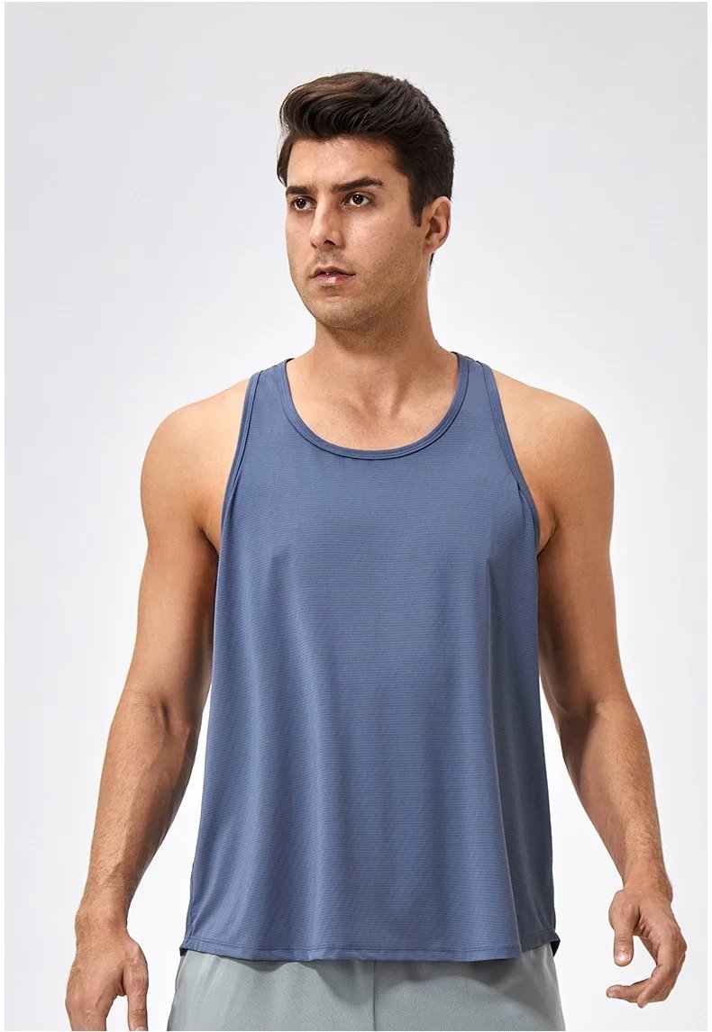 Men's Sleeveless Shirt Fitness Training Clothes Quick-drying Loose Gym Bodybuilding Tank Top Summer Men Solid Color Workout Vest Men's Sleeveless Shirt Fitness Training Clothes Quick-drying Loose Gym Bodybuilding Tank Top Summer Men Solid Color Workout Vest