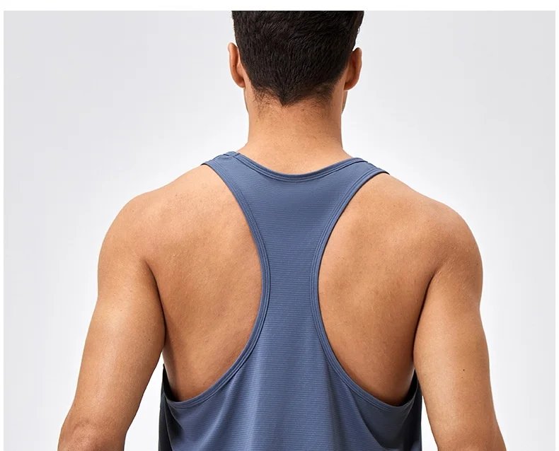 Men's Sleeveless Shirt Fitness Training Clothes Quick-drying Loose Gym Bodybuilding Tank Top Summer Men Solid Color Workout Vest Men's Sleeveless Shirt Fitness Training Clothes Quick-drying Loose Gym Bodybuilding Tank Top Summer Men Solid Color Workout Vest