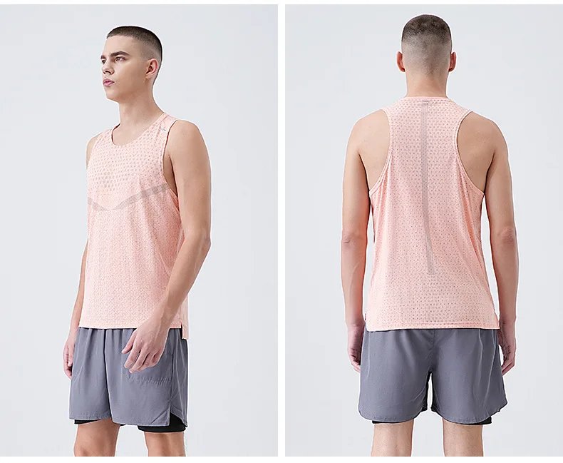 2026 Running Tank Top Men Summer Sport Gym Vest Quick Dry Elastic Training Sports Vest Man Fitness Bodybuilding Sleeveless Shirt 2026 Running Tank Top Men Summer Sport Gym Vest Quick Dry Elastic Training Sports Vest Man Fitness Bodybuilding Sleeveless Shirt