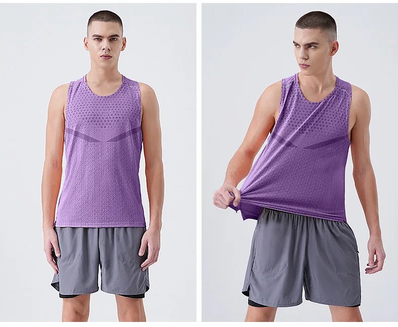 2026 Running Tank Top Men Summer Sport Gym Vest Quick Dry Elastic Training Sports Vest Man Fitness Bodybuilding Sleeveless Shirt 2026 Running Tank Top Men Summer Sport Gym Vest Quick Dry Elastic Training Sports Vest Man Fitness Bodybuilding Sleeveless Shirt