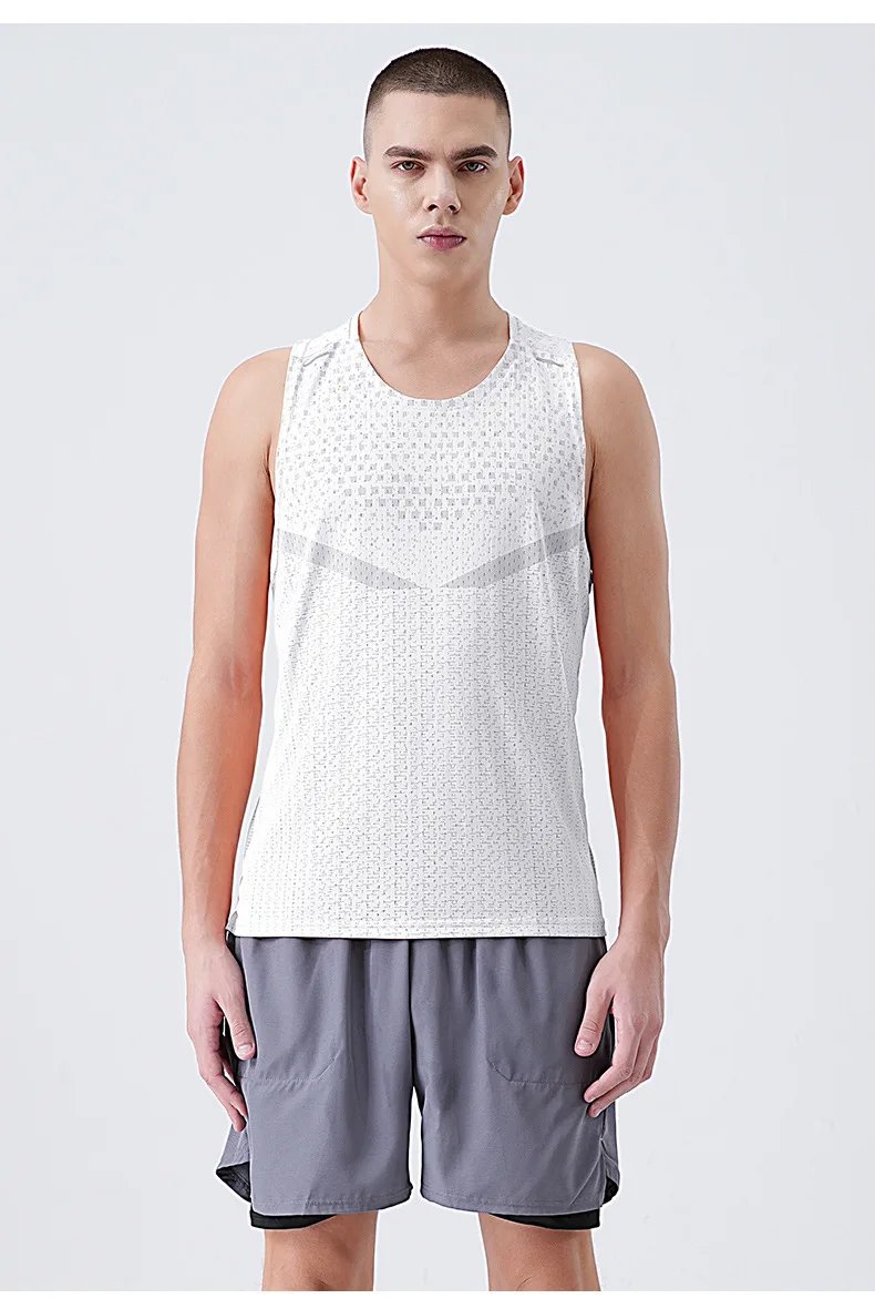2026 Running Tank Top Men Summer Sport Gym Vest Quick Dry Elastic Training Sports Vest Man Fitness Bodybuilding Sleeveless Shirt 2026 Running Tank Top Men Summer Sport Gym Vest Quick Dry Elastic Training Sports Vest Man Fitness Bodybuilding Sleeveless Shirt