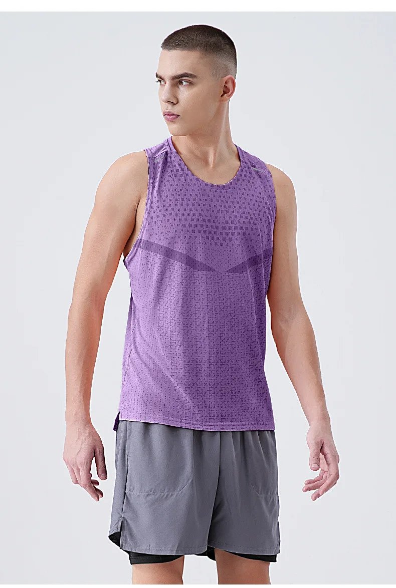 2026 Running Tank Top Men Summer Sport Gym Vest Quick Dry Elastic Training Sports Vest Man Fitness Bodybuilding Sleeveless Shirt 2026 Running Tank Top Men Summer Sport Gym Vest Quick Dry Elastic Training Sports Vest Man Fitness Bodybuilding Sleeveless Shirt